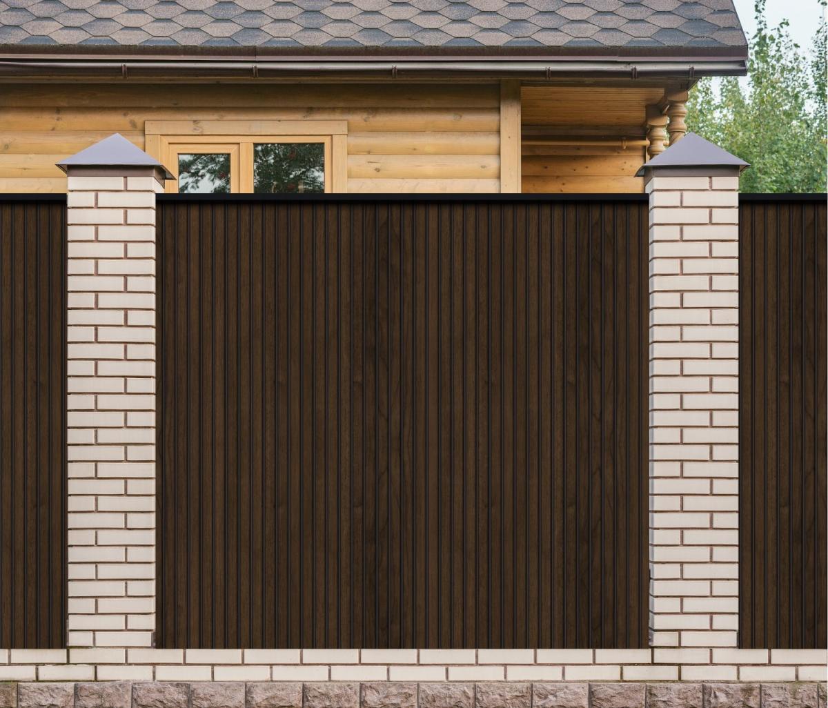 Wall Panel 88T - Walnut - Outdoor - 290cm - (1 pack / 6pcs) — Outdoor Wall Panels handmade to order by Langham Furniture, image 6 of 7