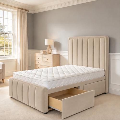Cream Plush Velvet