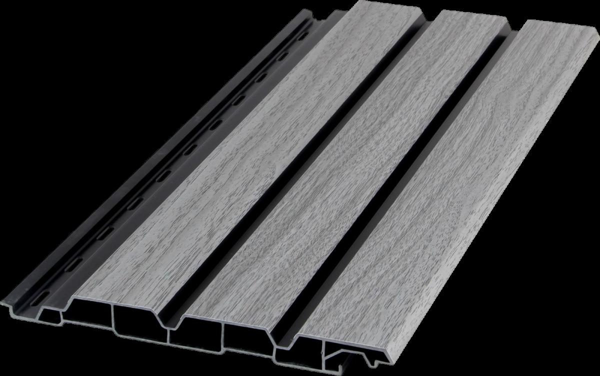 Wall Panel 88B - Grey Oak - Outdoor - 290cm - (1 pack / 6pcs) — Outdoor Wall Panels handmade to order by Langham Furniture, image 2 of 7