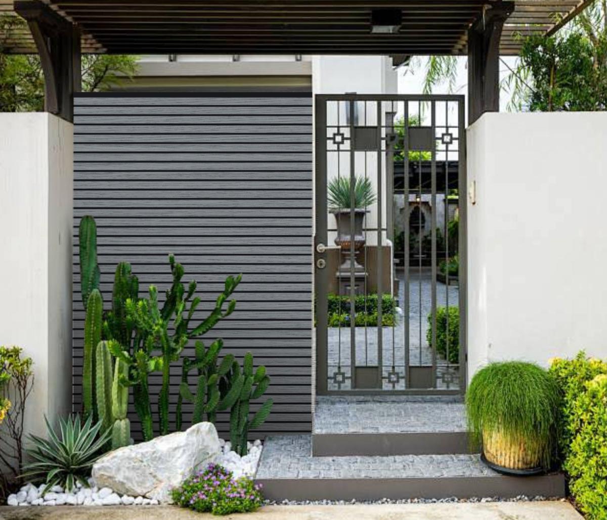 Wall Panel 88B - Grey Oak - Outdoor - 290cm - (1 pack / 6pcs) — Outdoor Wall Panels handmade to order by Langham Furniture, image 3 of 7