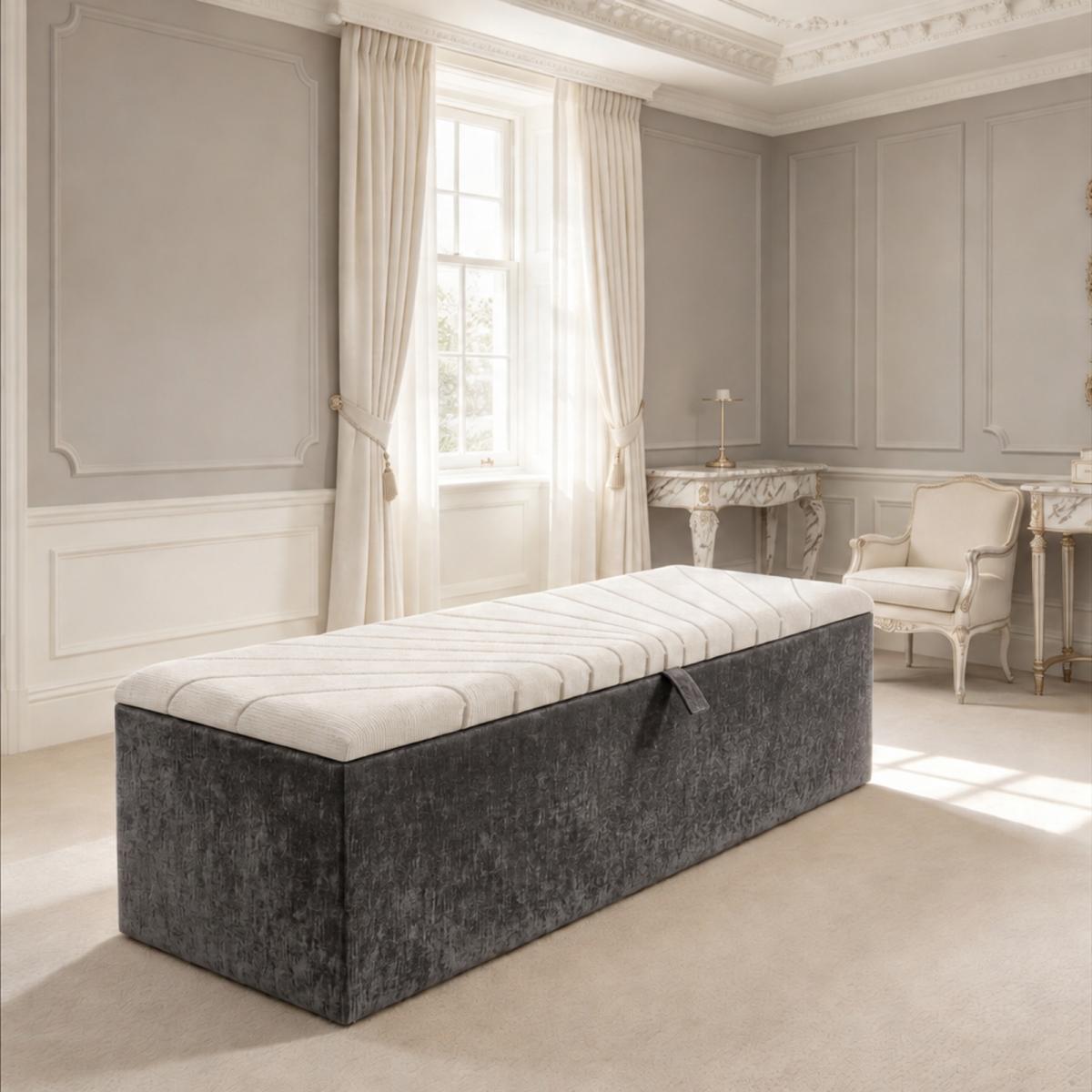 Whitby Ottoman Storage Box, view 5