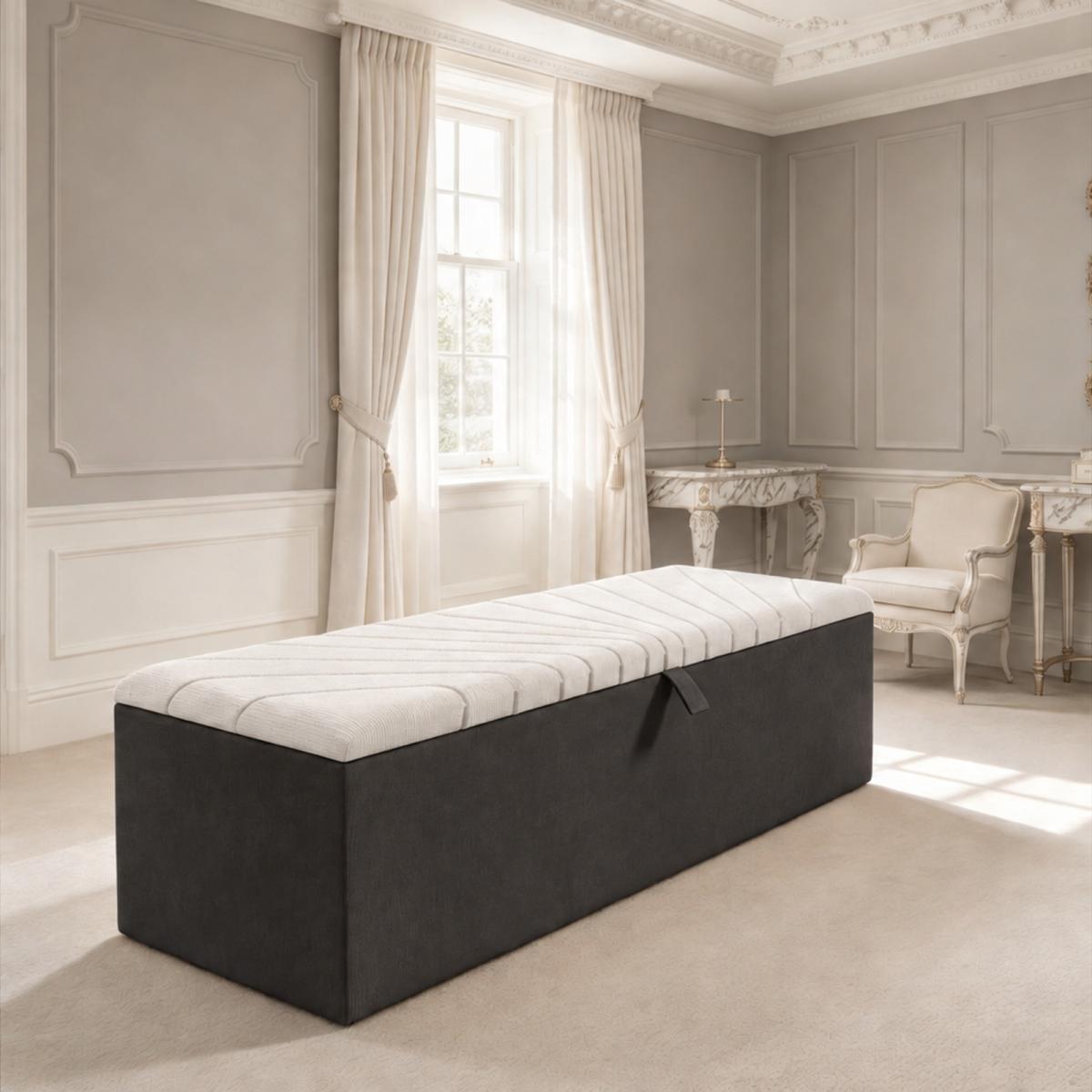 Whitby Ottoman Storage Box, view 17