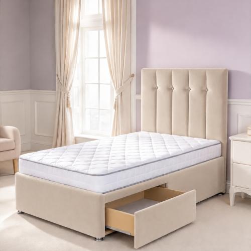 Cream Plush Velvet