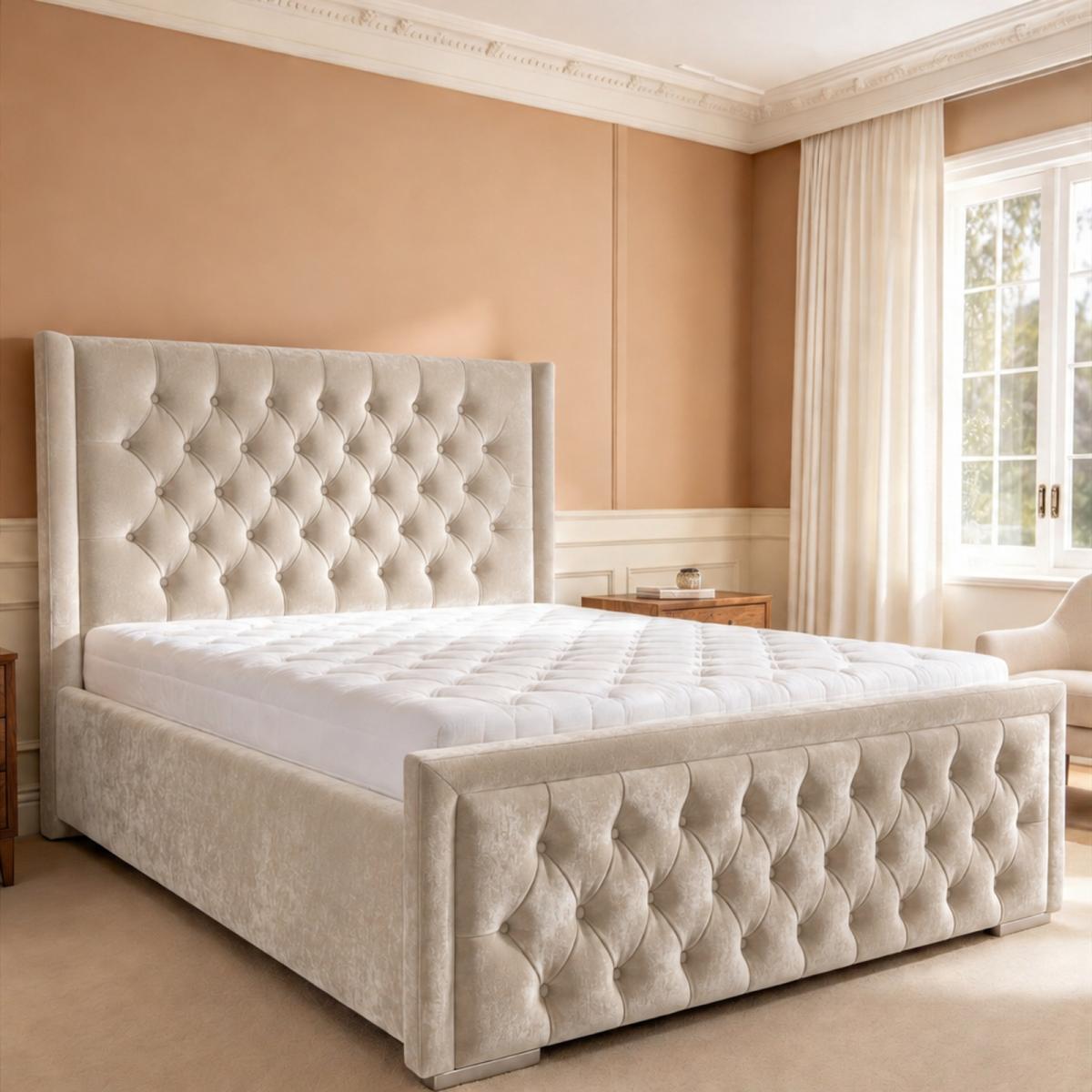 Wycombe Upholstered Bed, view 2