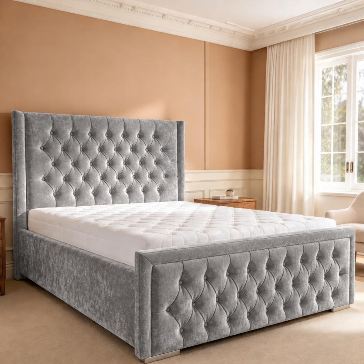 Wycombe Upholstered Bed, view 3