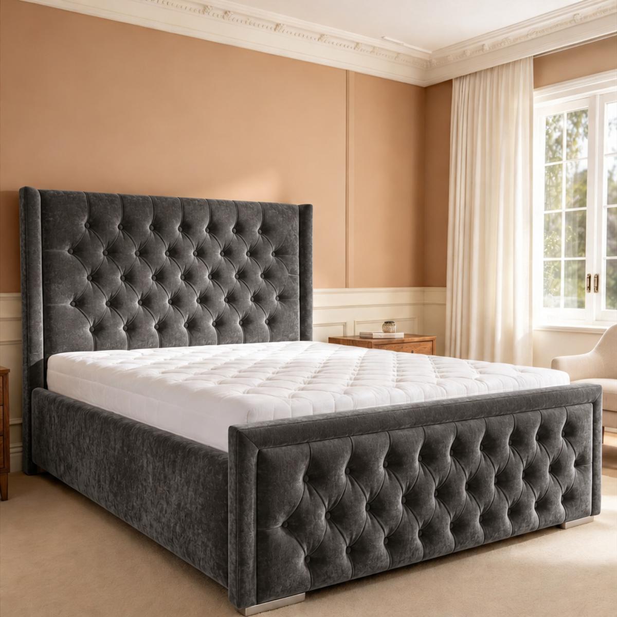 Wycombe Upholstered Bed, view 5