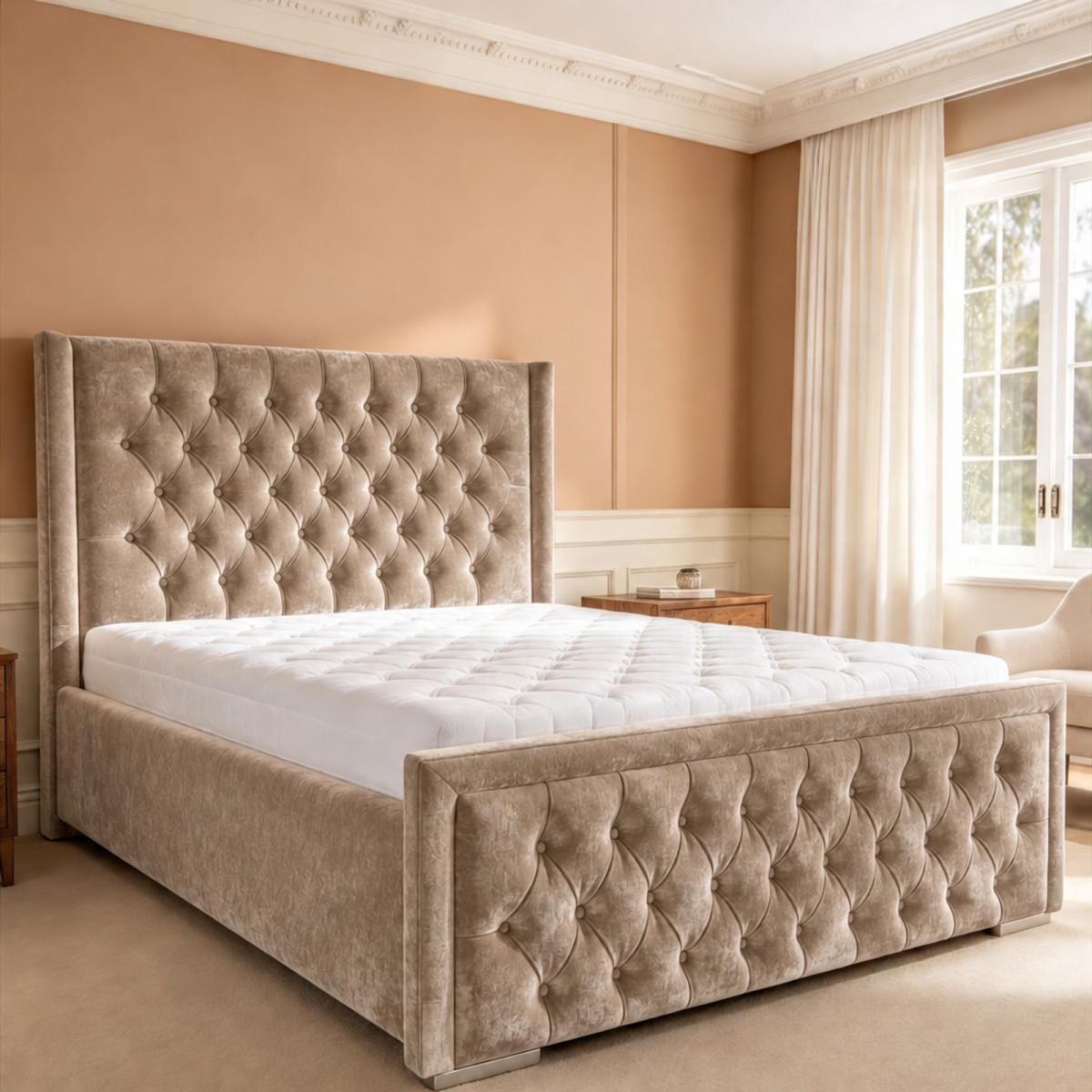 Wycombe Upholstered Bed, view 7