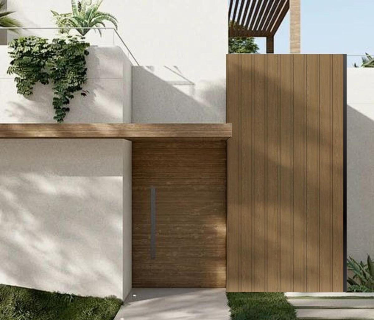Wall Panel 89D - Dark Oak - Outdoor - 290cm - (1 pack / 6pcs) — Outdoor Wall Panels handmade to order by Langham Furniture, image 6 of 7