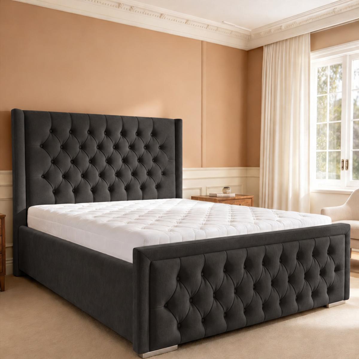 Wycombe Upholstered Bed, view 17