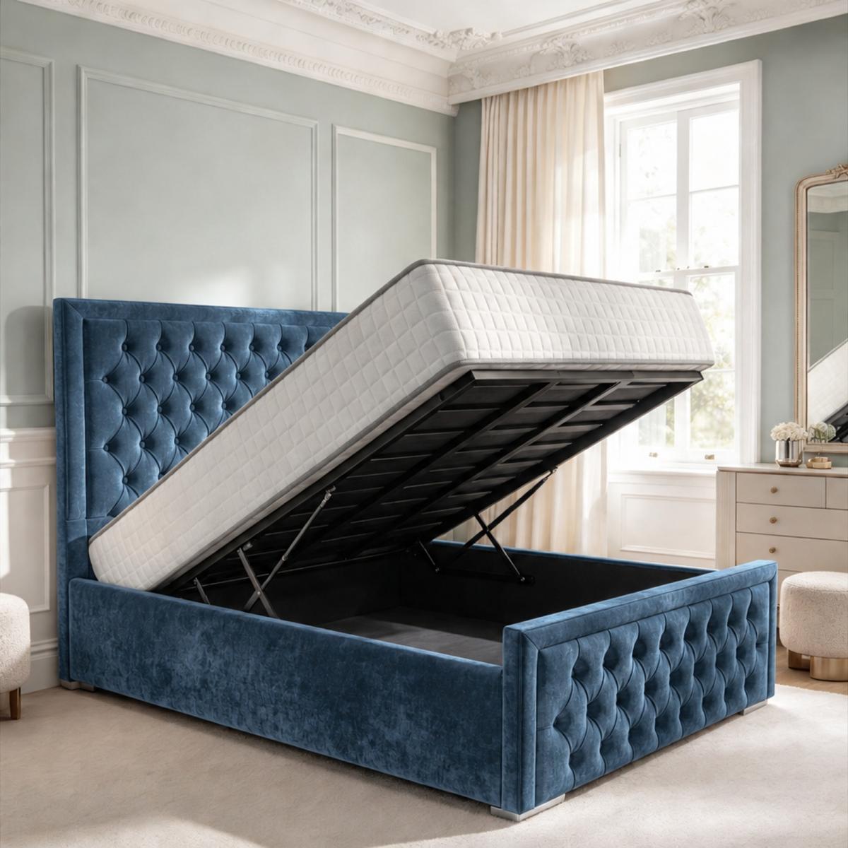 Wycombe Upholstered Ottoman Bed, view 4