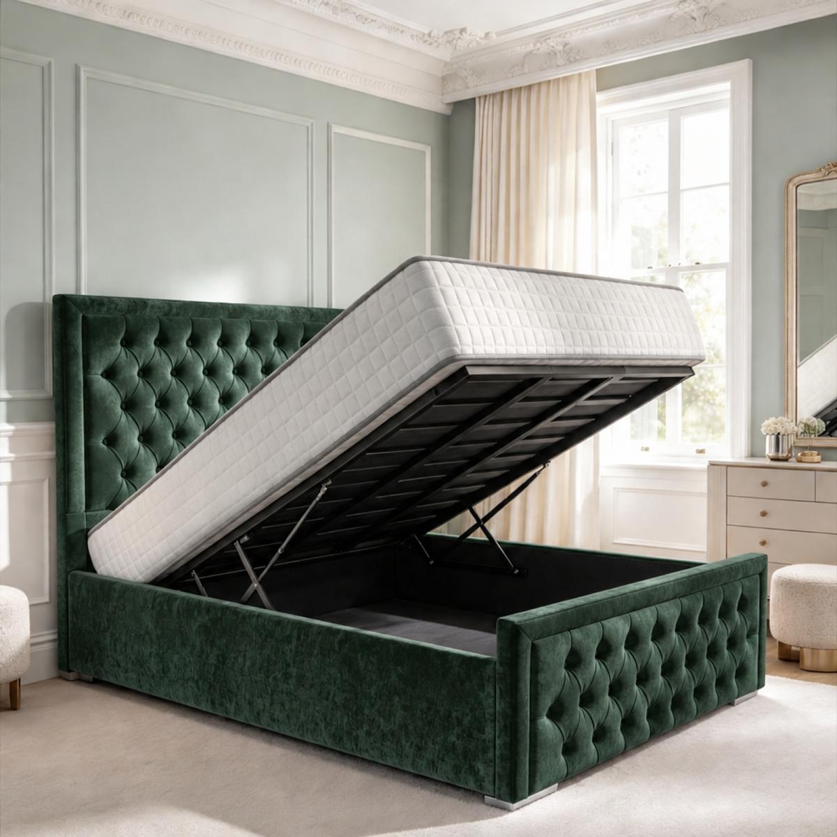 Wycombe Upholstered Ottoman Bed, view 6