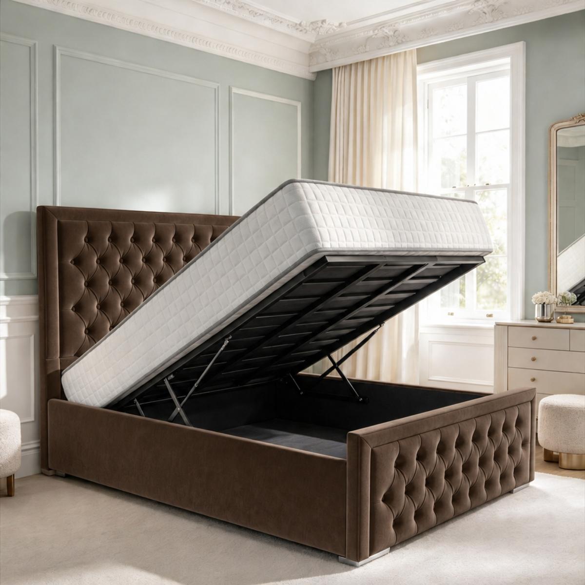 Wycombe Upholstered Ottoman Bed, view 13