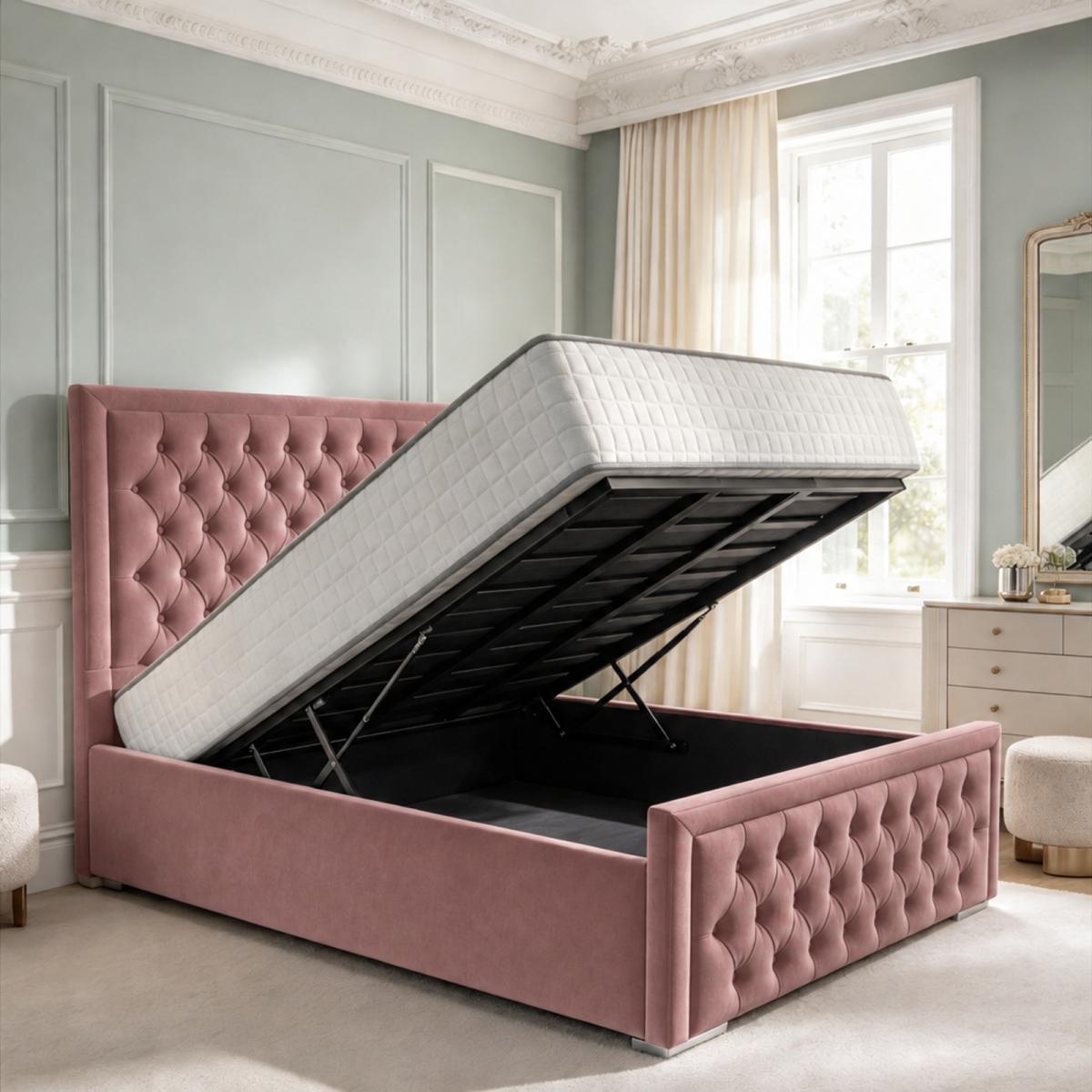 Wycombe Upholstered Ottoman Bed, view 14