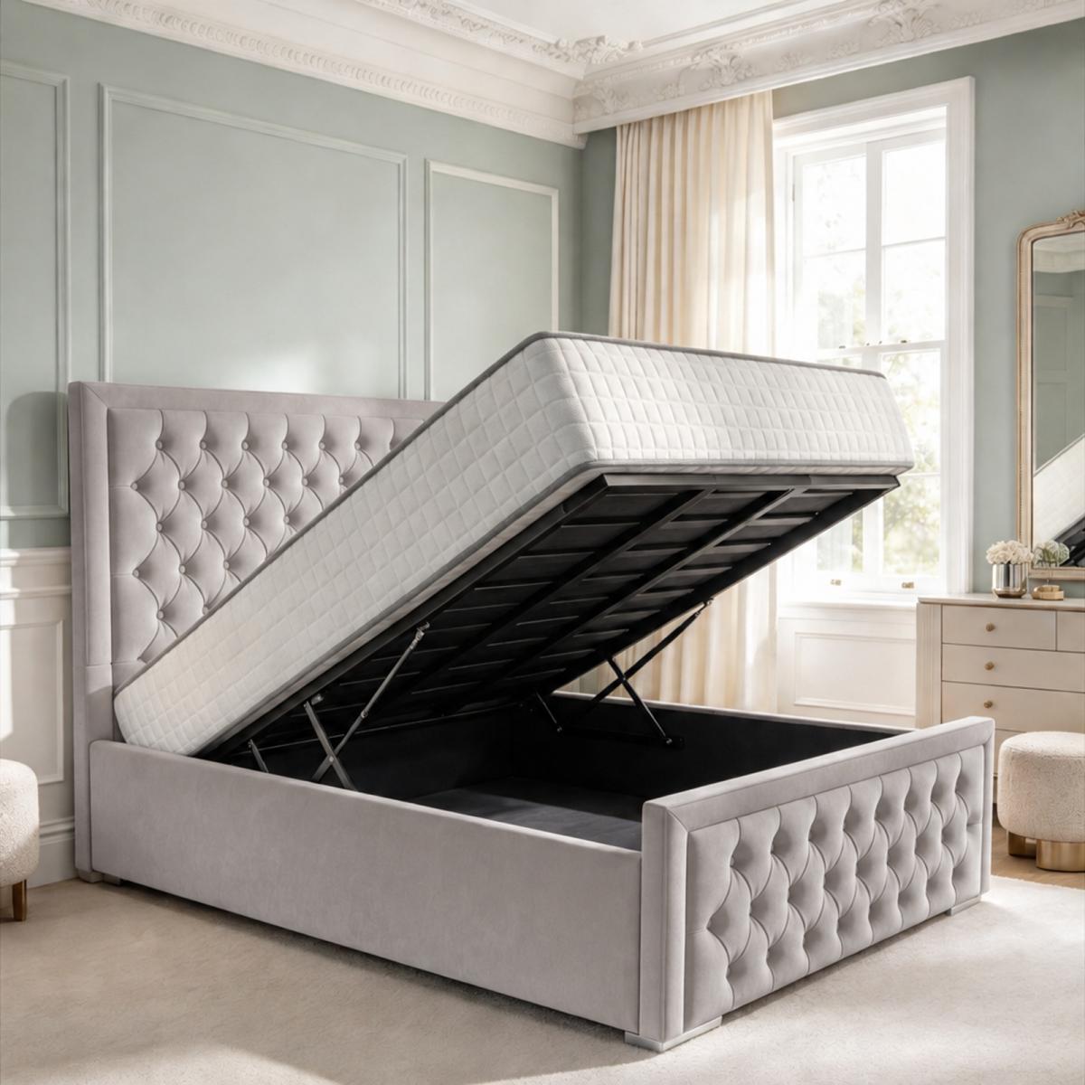 Wycombe Upholstered Ottoman Bed, view 15