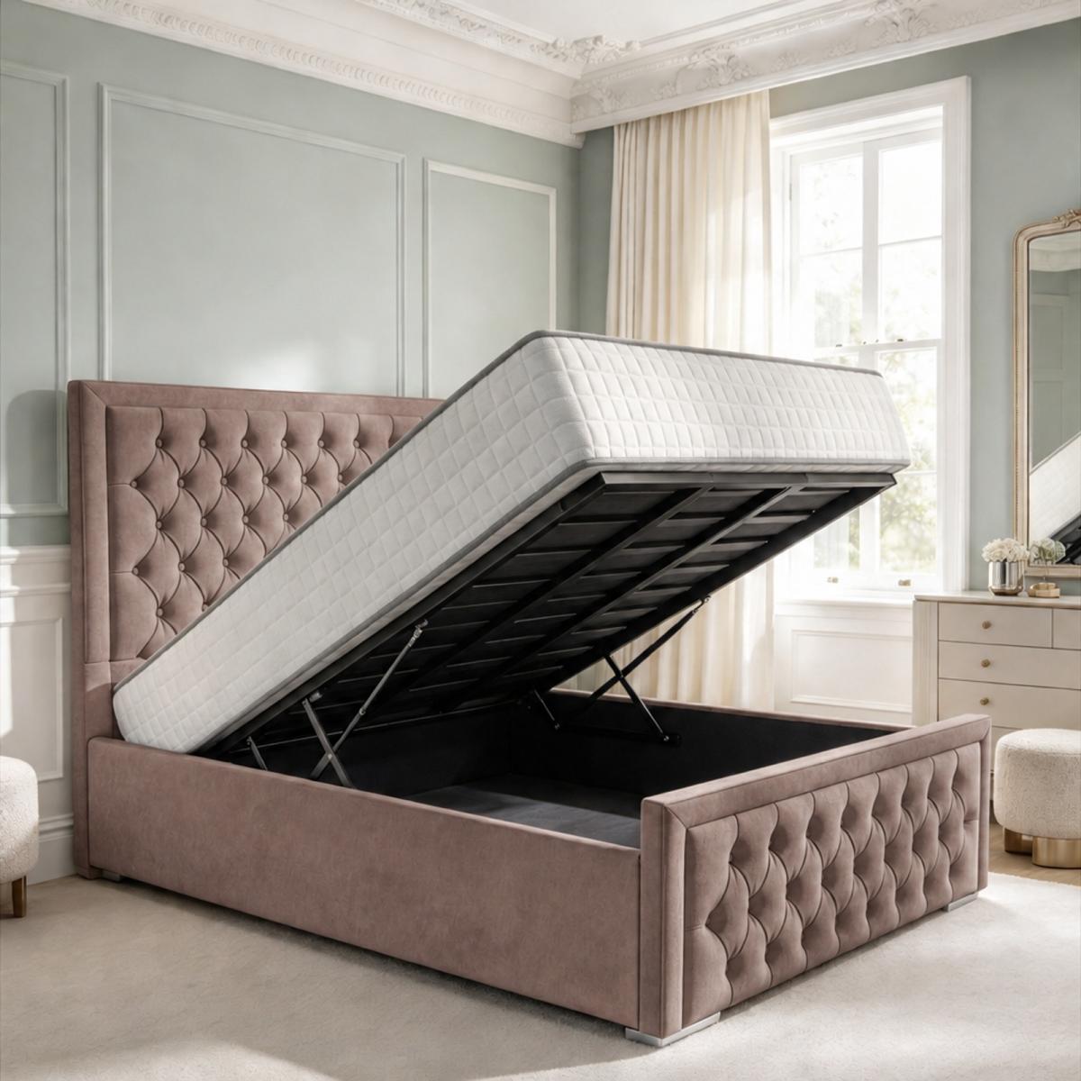 Wycombe Upholstered Ottoman Bed, view 18