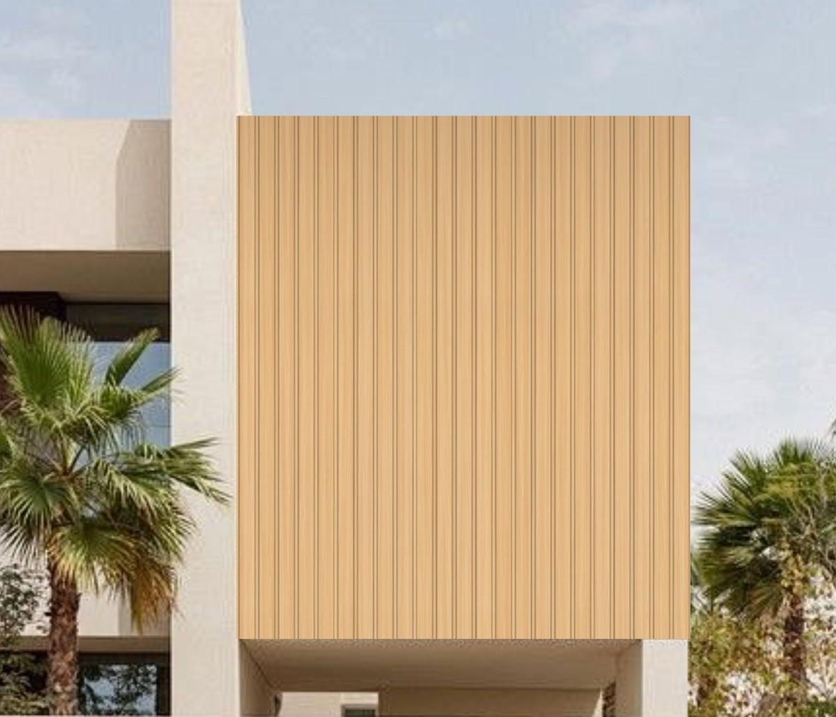 Wall Panel 89A - Oak - Outdoor - 290cm - (1 pack / 6pcs) — Outdoor Wall Panels handmade to order by Langham Furniture, image 5 of 7