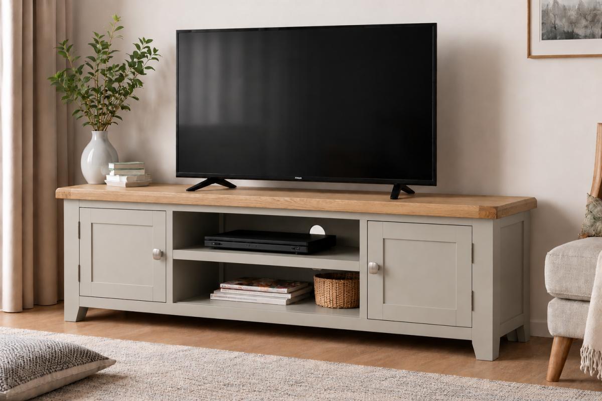 Lucca X-Large TV Unit — TV Units handmade to order by Langham Furniture, image 1 of 1