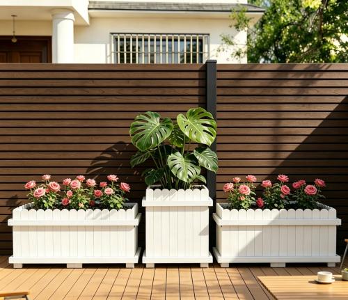 Fencing 94T - Walnut - Outdoor - 180cm (1 Pack / 6pcs) — Fencing handmade to order by Langham Furniture