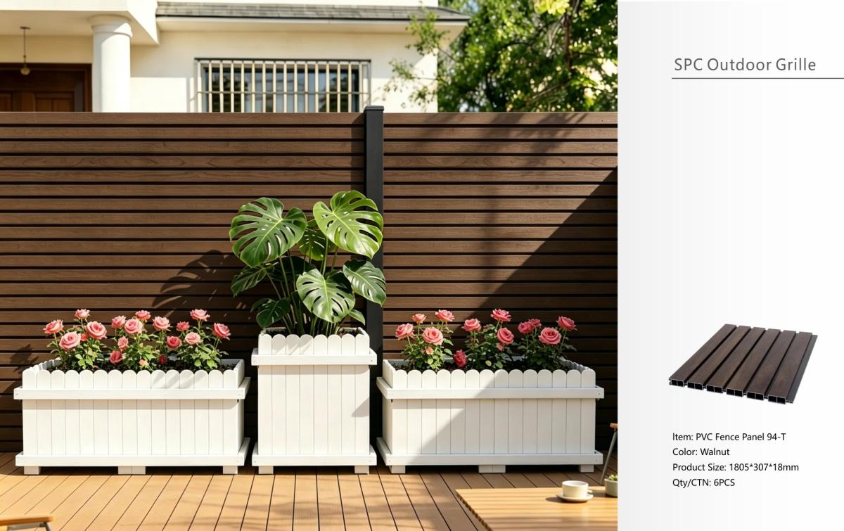 Fencing 94T - Walnut - Outdoor - 180cm (1 Pack / 6pcs) — Fencing handmade to order by Langham Furniture, image 3 of 7