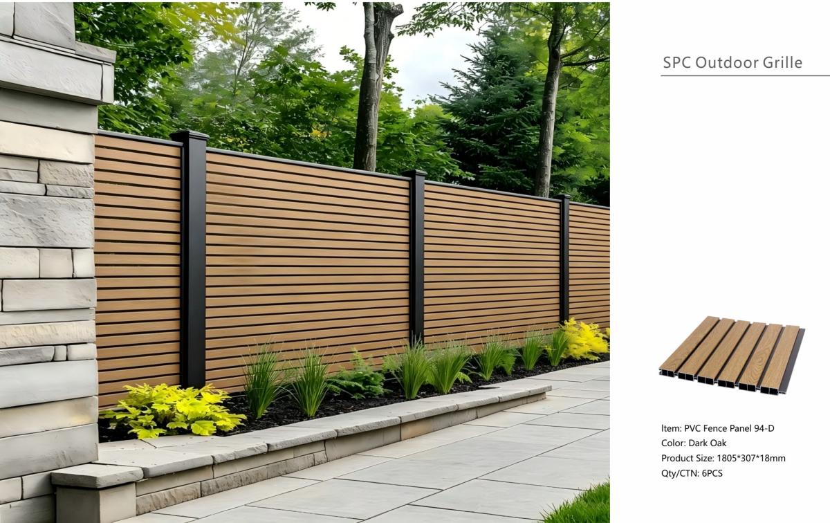 Fencing 94D - Dark Oak - Outdoor - 180cm (1 Pack / 6pcs) — Fencing handmade to order by Langham Furniture, image 3 of 7