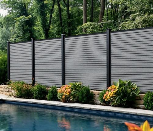Fencing 94B - Grey Oak - Outdoor - 180cm (1 Pack / 6pcs) — Fencing handmade to order by Langham Furniture