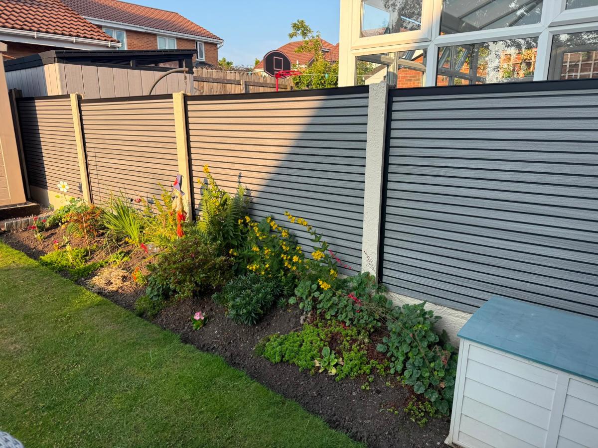 Fencing 94B - Grey Oak - Outdoor - 180cm (1 Pack / 6pcs) — Fencing handmade to order by Langham Furniture, image 3 of 11