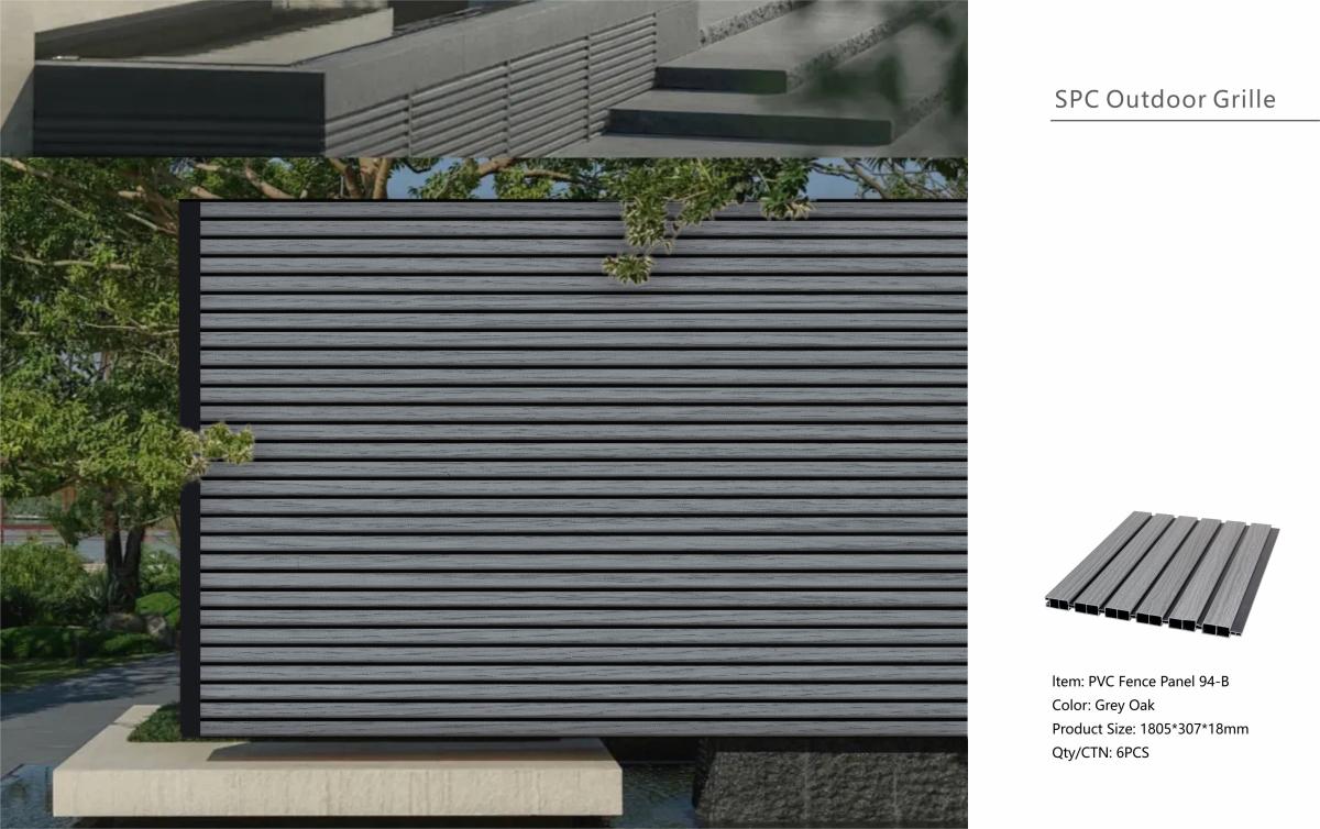 Fencing 94B - Grey Oak - Outdoor - 180cm (1 Pack / 6pcs) — Fencing handmade to order by Langham Furniture, image 9 of 11