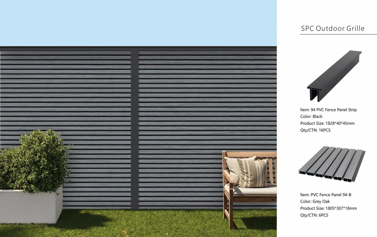 Fencing 94B - Grey Oak - Outdoor - 180cm (1 Pack / 6pcs) — Fencing handmade to order by Langham Furniture, image 10 of 11