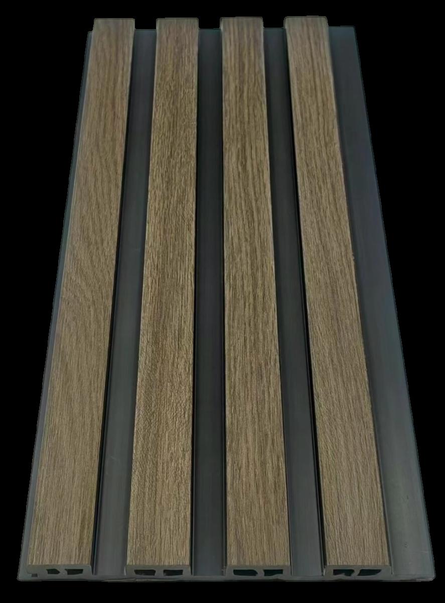 Wall Panel 92T - Walnut - Outdoor - 240cm - (1 pack / 12pcs) — Outdoor Wall Panels handmade to order by Langham Furniture, image 2 of 3