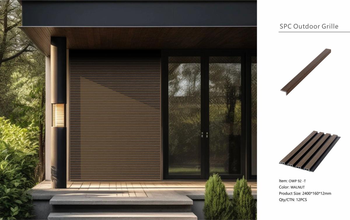 Wall Panel 92T - Walnut - Outdoor - 240cm - (1 pack / 12pcs) — Outdoor Wall Panels handmade to order by Langham Furniture, image 3 of 3