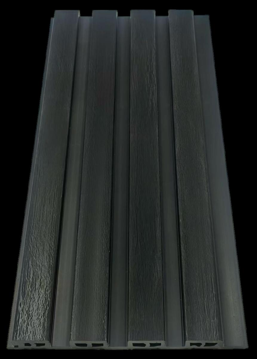 Wall Panel 92E - Black - Outdoor - 240cm - (1 pack / 12pcs) — Outdoor Wall Panels handmade to order by Langham Furniture, image 2 of 3