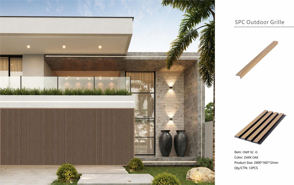Wall Panel 92D - Dark Oak - Outdoor - 240cm - (1 pack / 12pcs) — Outdoor Wall Panels handmade to order by Langham Furniture, image 3 of 3