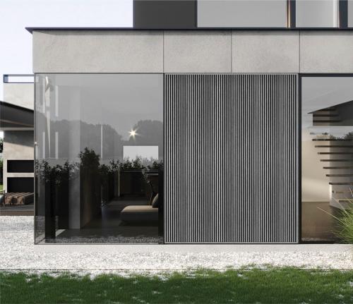 Wall Panel 92B - Grey - Outdoor - 240cm - (1 pack / 12pcs) — Outdoor Wall Panels handmade to order by Langham Furniture