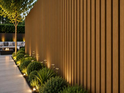 Wall Panel 73T - Walnut - Outdoor - 290cm - (1 pack / 6pcs) — Outdoor Wall Panels handmade to order by Langham Furniture