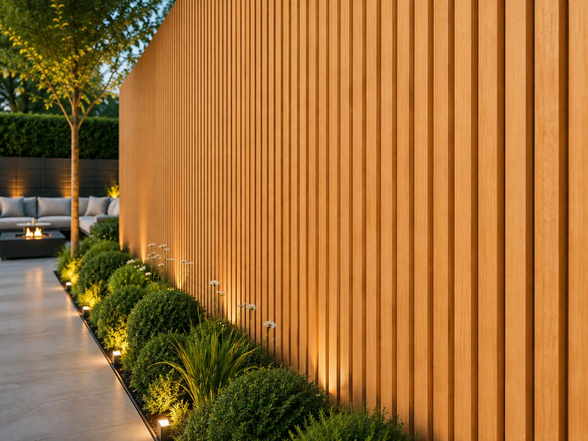 Wall Panel 73A - Oak 03 - Outdoor - 290cm - (1 pack / 6pcs) — Outdoor Wall Panels handmade to order by Langham Furniture, image 1 of 2