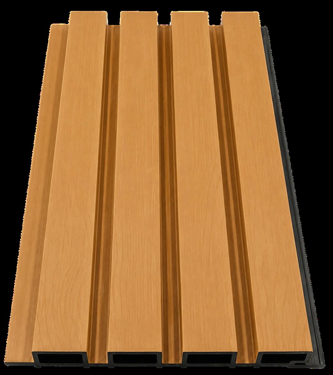 Wall Panel 73A - Oak 03 - Outdoor - 290cm - (1 pack / 6pcs) — Outdoor Wall Panels handmade to order by Langham Furniture, image 2 of 2