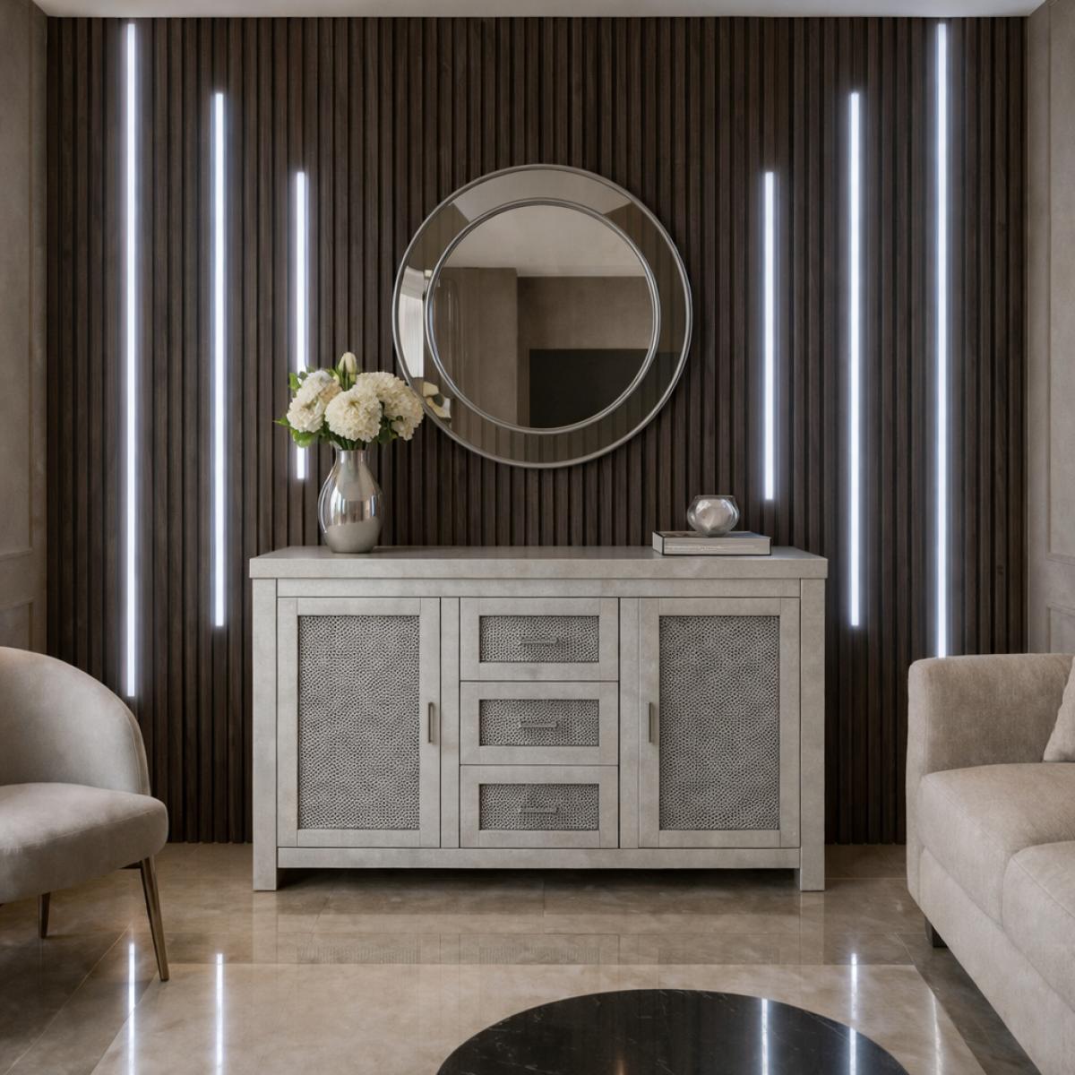 Wall Panel LED Lighting 04 (6pcs) — Panel Lighting handmade to order by Langham Furniture, image 1 of 3