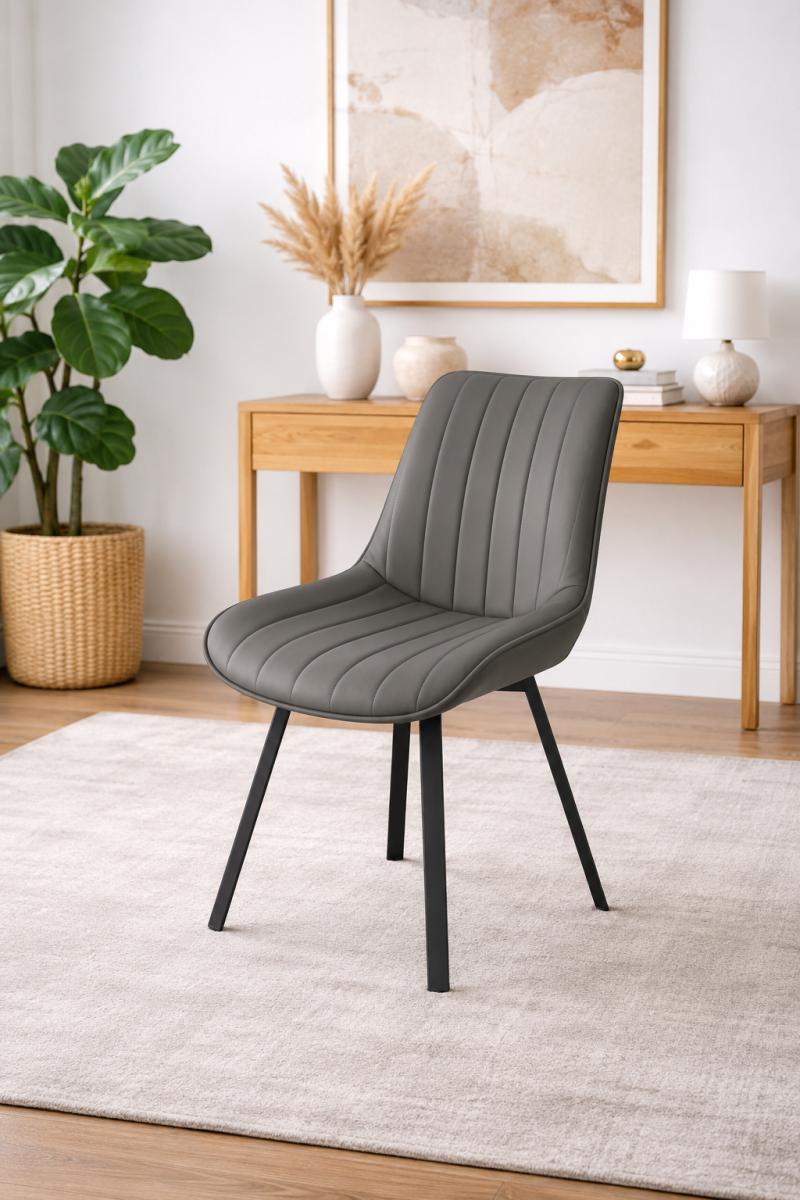 Roco 360º Chair (Black Legs) — Dining Chairs handmade to order by Langham Furniture, image 1 of 7