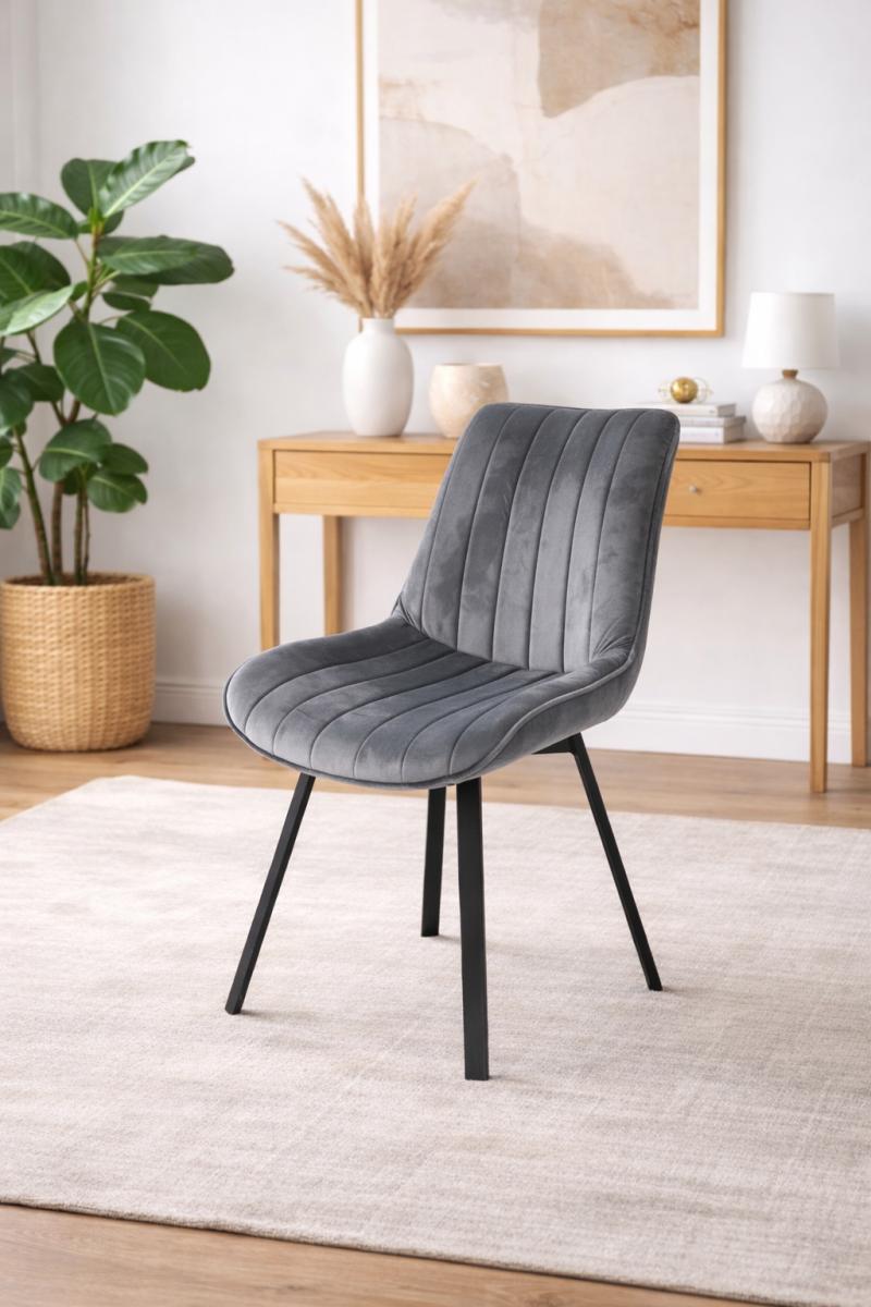 Roco 360º Chair (Black Legs) — Dining Chairs handmade to order by Langham Furniture, image 2 of 7