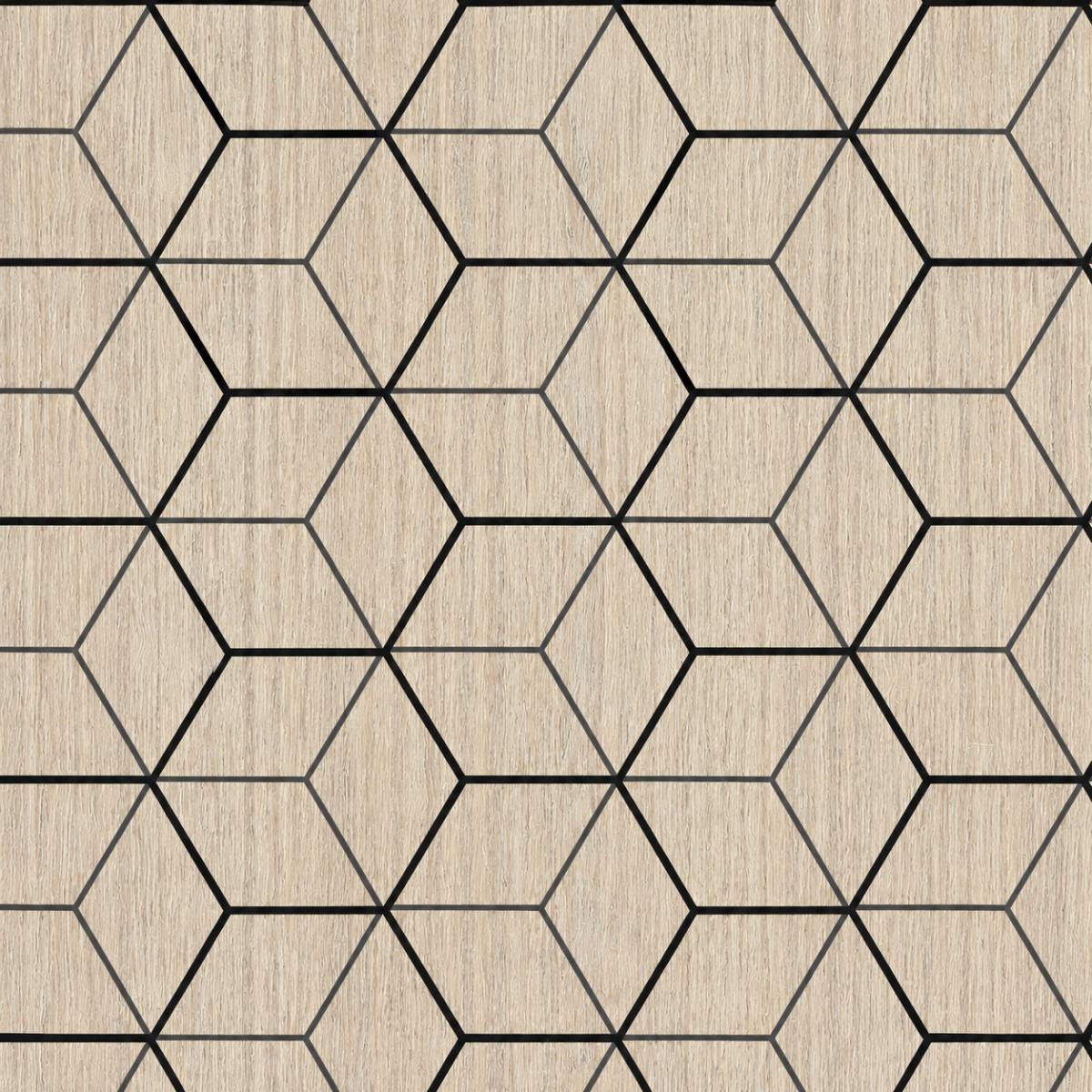 Wall Panel 08D - Dark Oak - Blocks - 240cm - (1 pack / 4pcs) — Slat & Acoustic Panels handmade to order by Langham Furniture, image 2 of 4