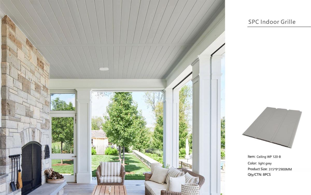 Ceiling 120B - Light Grey - 290cm - (1 Pack / 8pcs) — Ceiling Panels handmade to order by Langham Furniture, image 3 of 4