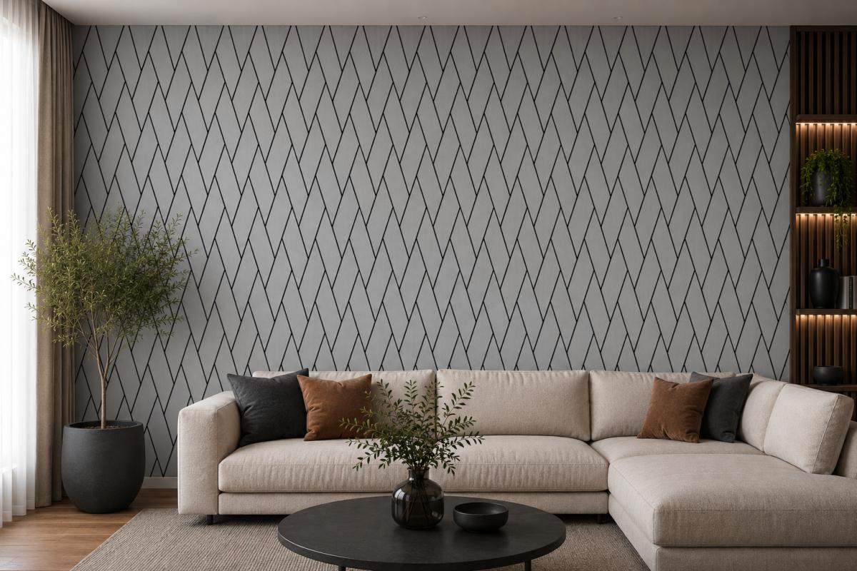 Wall Panel 42F - Grey Oak - Acoustic - 240cm - (1 pack / 4pcs) — Slat & Acoustic Panels handmade to order by Langham Furniture, image 1 of 2