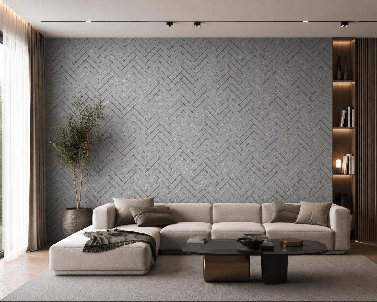 Wall Panel 41F - Grey Oak - Acoustic - 240cm - (1 pack / 4pcs) — Slat & Acoustic Panels handmade to order by Langham Furniture, image 1 of 2