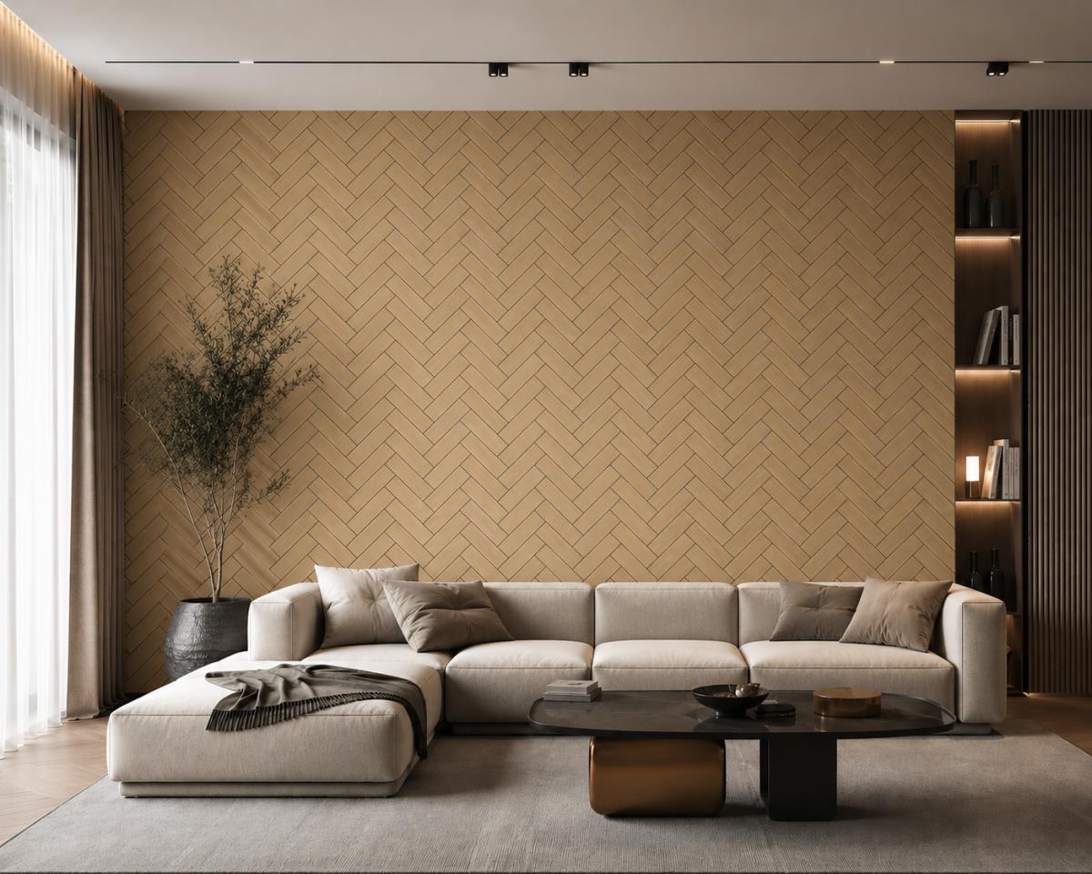 Wall Panel 41H - Oak - Acoustic - 240cm - (1 pack / 4pcs) — Slat & Acoustic Panels handmade to order by Langham Furniture, image 1 of 2