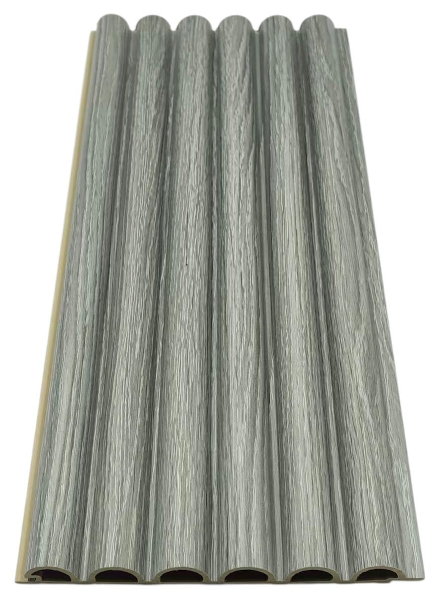 Wall Panel 80C - Mid Grey - Seamless - 240cm - (1 pack / 12pcs) — Slat & Acoustic Panels handmade to order by Langham Furniture, image 2 of 4