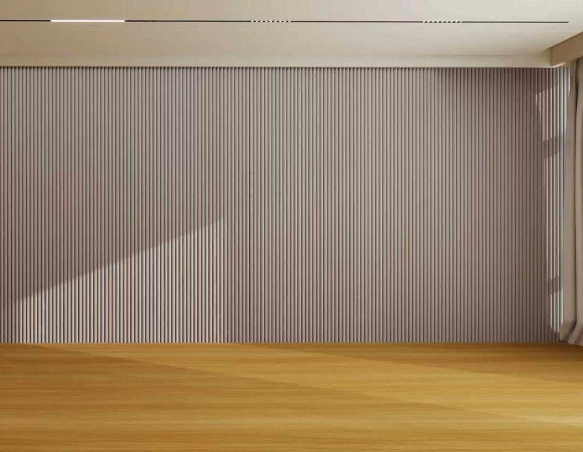 Wall Panel 80C - Mid Grey - Seamless - 240cm - (1 pack / 12pcs) — Slat & Acoustic Panels handmade to order by Langham Furniture, image 4 of 4