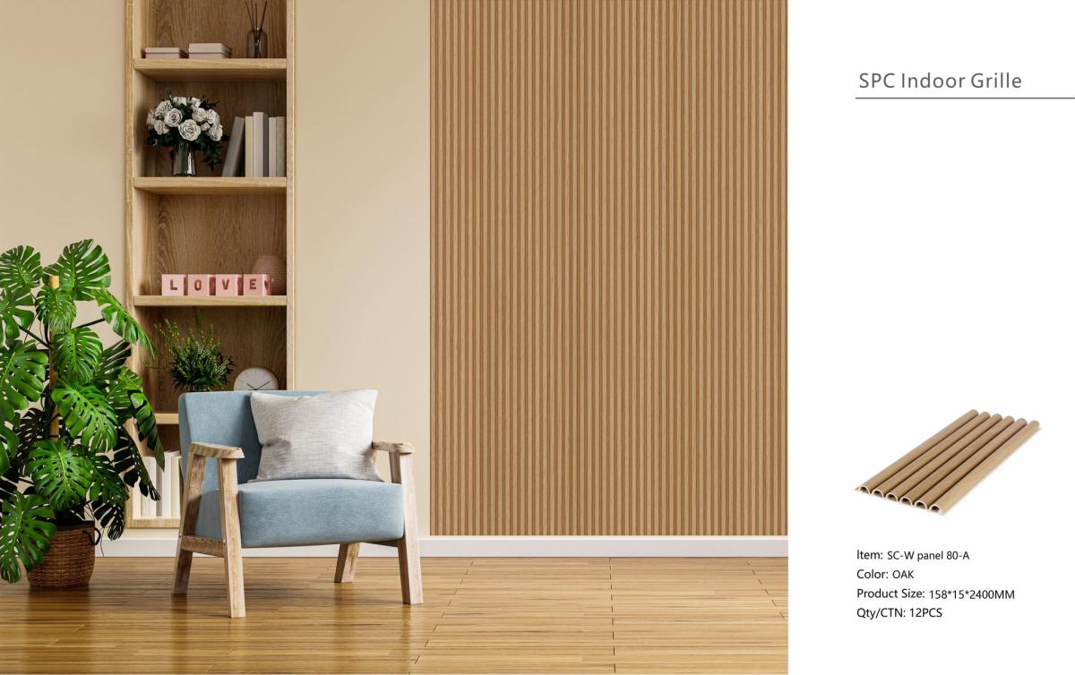 Wall Panel 80A - Oak - Seamless - 240cm - (1 pack / 12pcs) — Slat & Acoustic Panels handmade to order by Langham Furniture, image 3 of 4