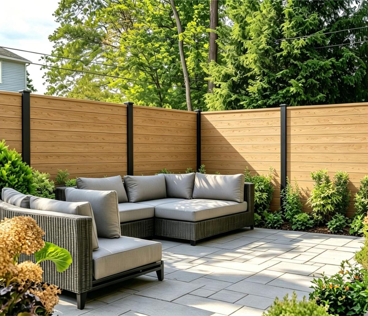 Fencing 86A - Oak 03 - Outdoor - 180cm (1 Pack / 6pcs) — Fencing handmade to order by Langham Furniture, image 1 of 5