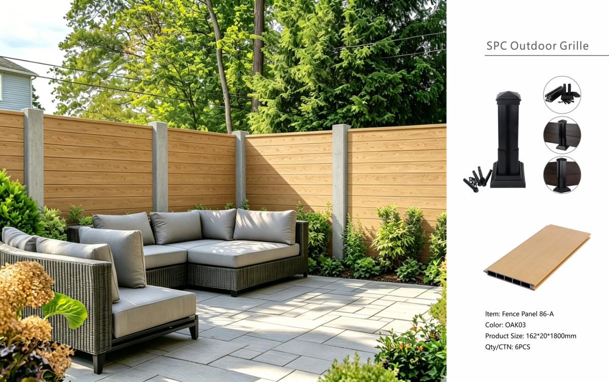 Fencing 86A - Oak 03 - Outdoor - 180cm (1 Pack / 6pcs) — Fencing handmade to order by Langham Furniture, image 3 of 5