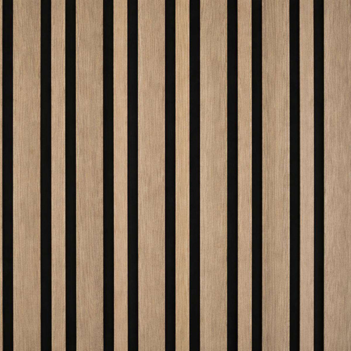 Wall Panel 04D - Dark Oak - Acoustic - 240cm - (1 pack / 4pcs) — Slat & Acoustic Panels handmade to order by Langham Furniture, image 2 of 2